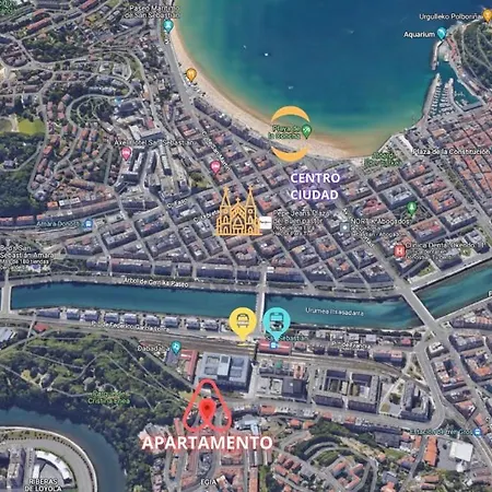 Egia Donostia- Habitacion En Casa Particular منزل للإقامة